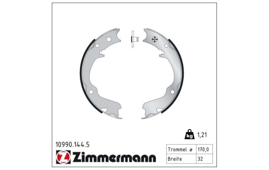 Brake Shoe Set, parking brake, Image 2