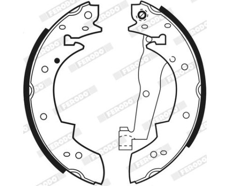 Brake Shoe Set PREMIER FSB173 Ferodo, Image 4