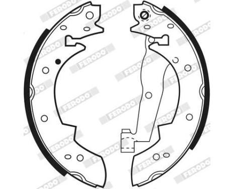 Brake Shoe Set PREMIER FSB173 Ferodo, Image 4
