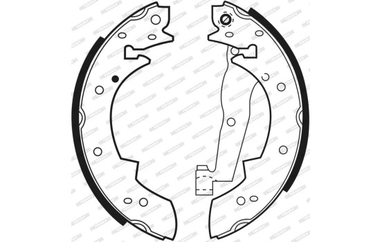 Brake Shoe Set PREMIER FSB173 Ferodo, Image 4