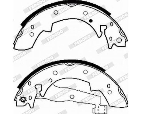 Brake Shoe Set PREMIER FSB173 Ferodo, Image 5