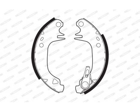 Brake Shoe Set PREMIER FSB188 Ferodo, Image 2