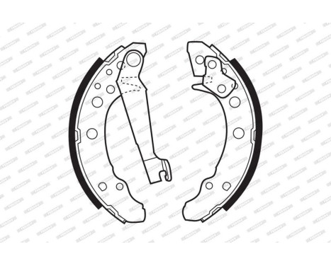 Brake Shoe Set PREMIER FSB191 Ferodo, Image 3
