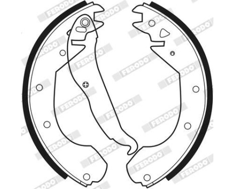 Brake Shoe Set PREMIER FSB199 Ferodo, Image 3