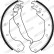 Brake Shoe Set PREMIER FSB199 Ferodo, Thumbnail 3