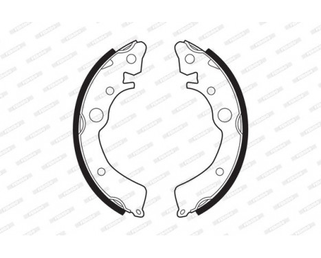 Brake Shoe Set PREMIER FSB204 Ferodo, Image 2