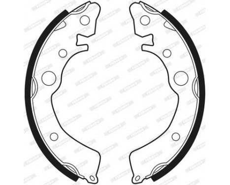 Brake Shoe Set PREMIER FSB204 Ferodo, Image 3