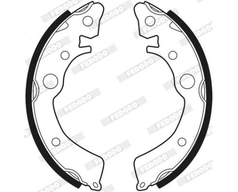 Brake Shoe Set PREMIER FSB204 Ferodo, Image 3