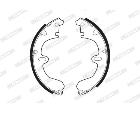 Brake Shoe Set PREMIER FSB208 Ferodo, Image 2