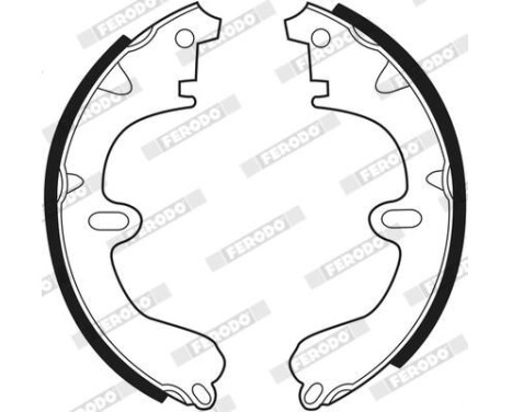 Brake Shoe Set PREMIER FSB208 Ferodo, Image 3
