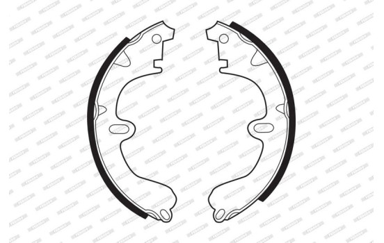 Brake Shoe Set PREMIER FSB208 Ferodo, Image 2