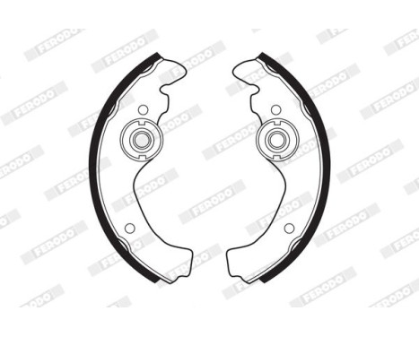 Brake Shoe Set PREMIER FSB23 Ferodo, Image 2