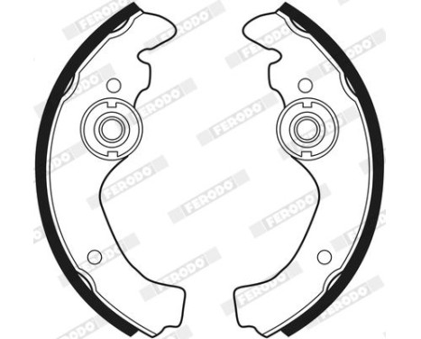 Brake Shoe Set PREMIER FSB23 Ferodo, Image 3