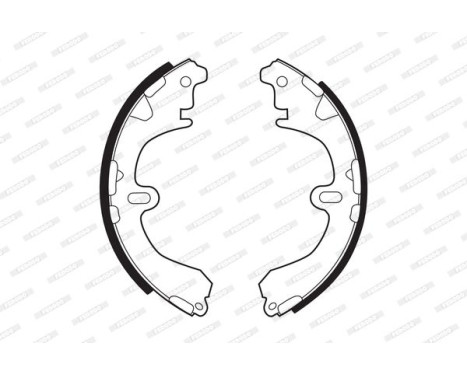 Brake Shoe Set PREMIER FSB321 Ferodo, Image 2