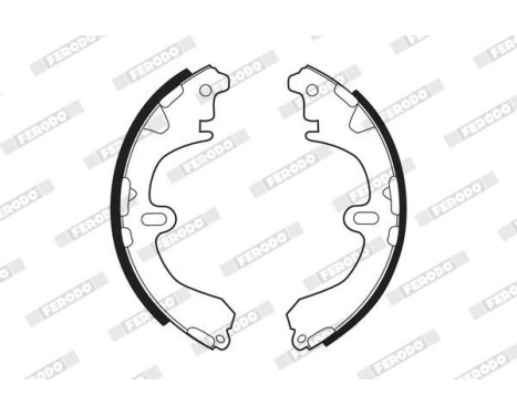 Brake Shoe Set PREMIER FSB321 Ferodo, Image 2