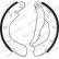 Brake Shoe Set PREMIER FSB334 Ferodo, Thumbnail 3