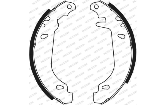 Brake Shoe Set PREMIER FSB337 Ferodo, Image 3