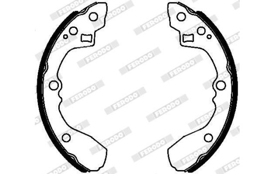 Brake Shoe Set PREMIER FSB4100 Ferodo, Image 2