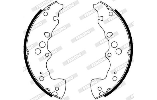 Brake Shoe Set PREMIER FSB4115 Ferodo, Image 2