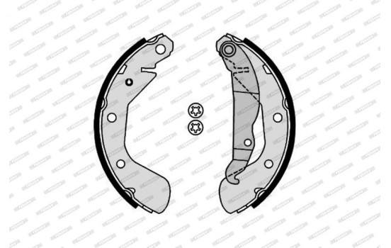 Brake Shoe Set PREMIER FSB4184 Ferodo, Image 2