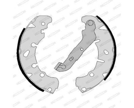 Brake Shoe Set PREMIER FSB4186 Ferodo