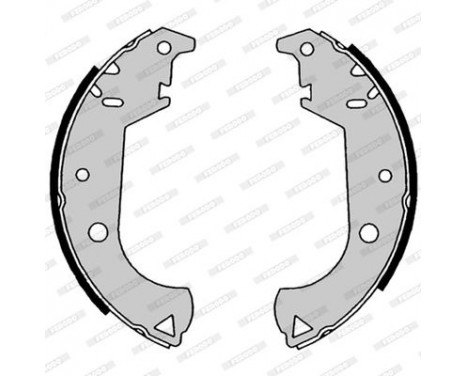 Brake Shoe Set PREMIER FSB4187 Ferodo