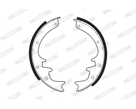 Brake Shoe Set PREMIER FSB429 Ferodo, Image 2