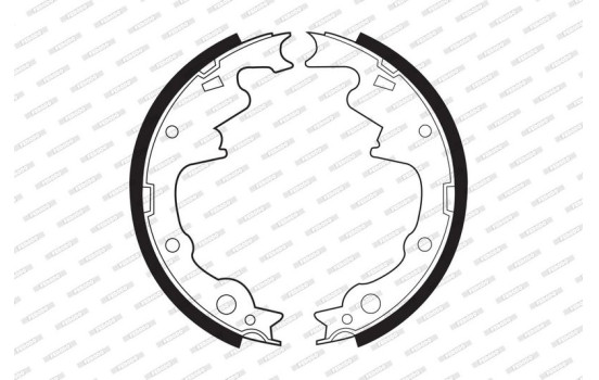 Brake Shoe Set PREMIER FSB466 Ferodo, Image 2
