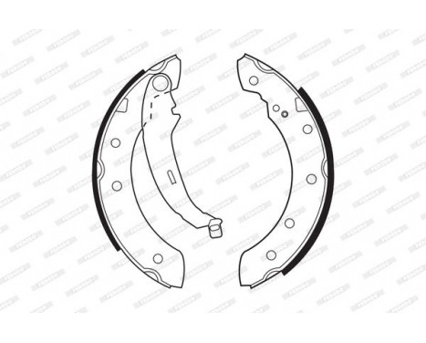 Brake Shoe Set PREMIER FSB519 Ferodo, Image 2