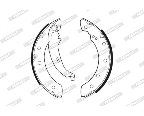 Brake Shoe Set PREMIER FSB519 Ferodo, Image 2