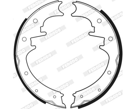 Brake Shoe Set PREMIER FSB524 Ferodo, Image 2