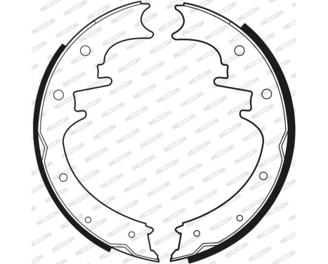 Brake Shoe Set PREMIER FSB524 Ferodo, Image 2