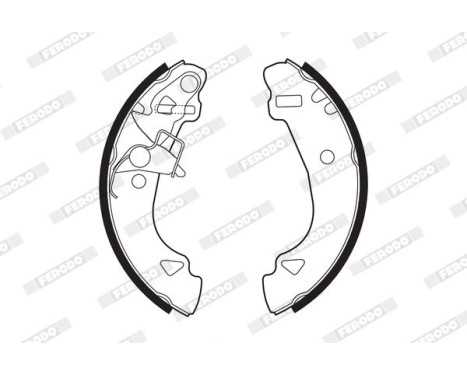 Brake Shoe Set PREMIER FSB527 Ferodo, Image 2