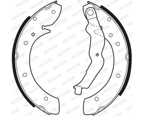 Brake Shoe Set PREMIER FSB529 Ferodo, Image 3