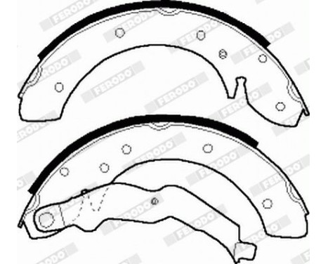 Brake Shoe Set PREMIER FSB529 Ferodo, Image 4