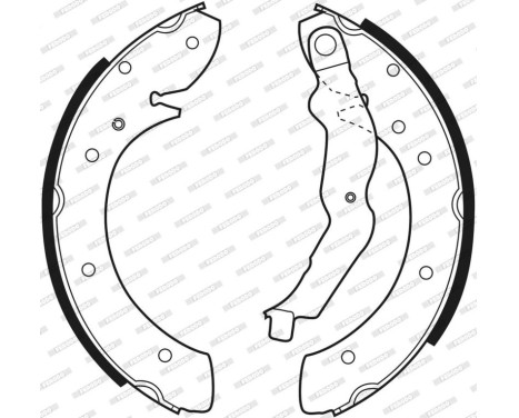Brake Shoe Set PREMIER FSB529 Ferodo, Image 3