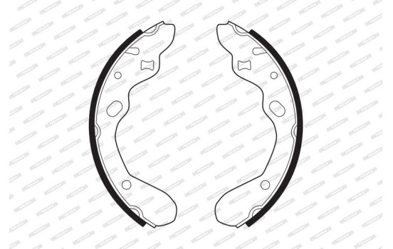 Brake Shoe Set PREMIER FSB540 Ferodo, Image 2