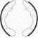 Brake Shoe Set PREMIER FSB540 Ferodo, Thumbnail 3