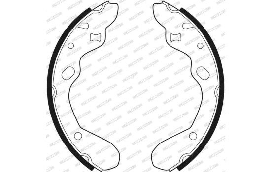 Brake Shoe Set PREMIER FSB540 Ferodo, Image 3