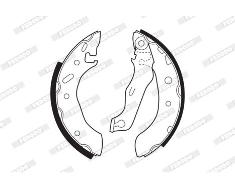 Brake Shoe Set PREMIER FSB543 Ferodo, Image 2