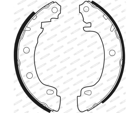 Brake Shoe Set PREMIER FSB544 Ferodo, Image 3