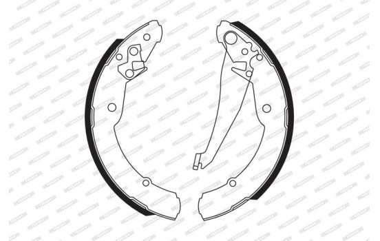 Brake Shoe Set PREMIER FSB549 Ferodo, Image 2