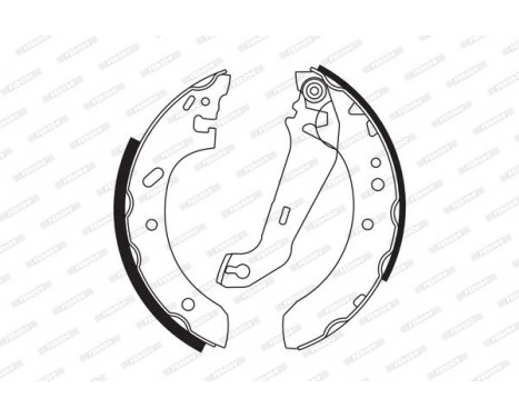 Brake Shoe Set PREMIER FSB552 Ferodo, Image 2