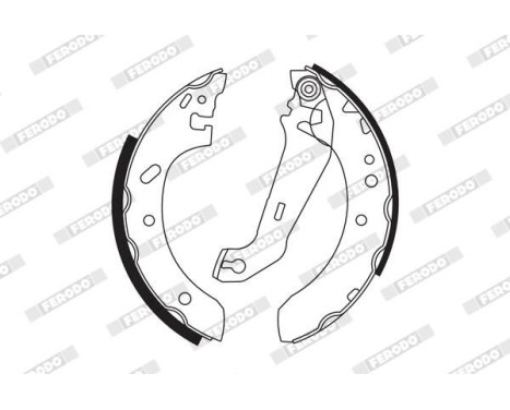 Brake Shoe Set PREMIER FSB552 Ferodo, Image 2