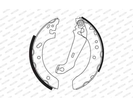 Brake Shoe Set PREMIER FSB552 Ferodo, Image 2