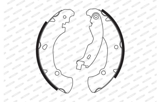 Brake Shoe Set PREMIER FSB555 Ferodo, Image 2