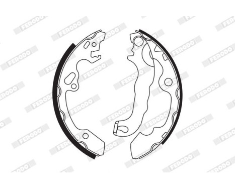 Brake Shoe Set PREMIER FSB565 Ferodo, Image 2