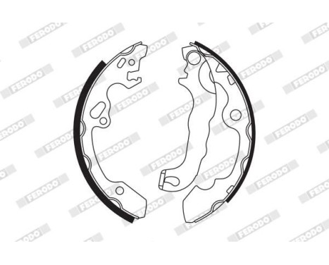 Brake Shoe Set PREMIER FSB565 Ferodo, Image 2