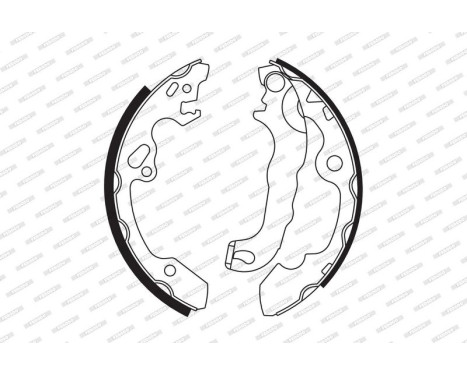 Brake Shoe Set PREMIER FSB565 Ferodo, Image 2