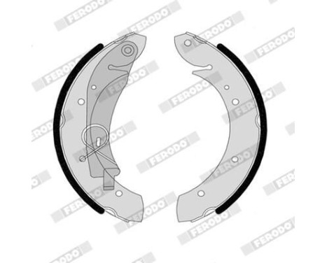 Brake Shoe Set PREMIER FSB567 Ferodo, Image 2
